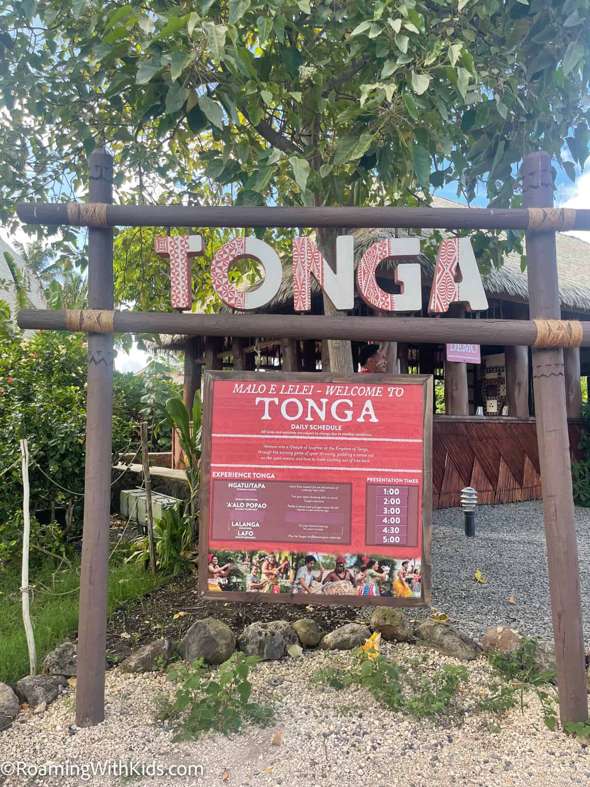 Polynesian Cultural Center - Tonga