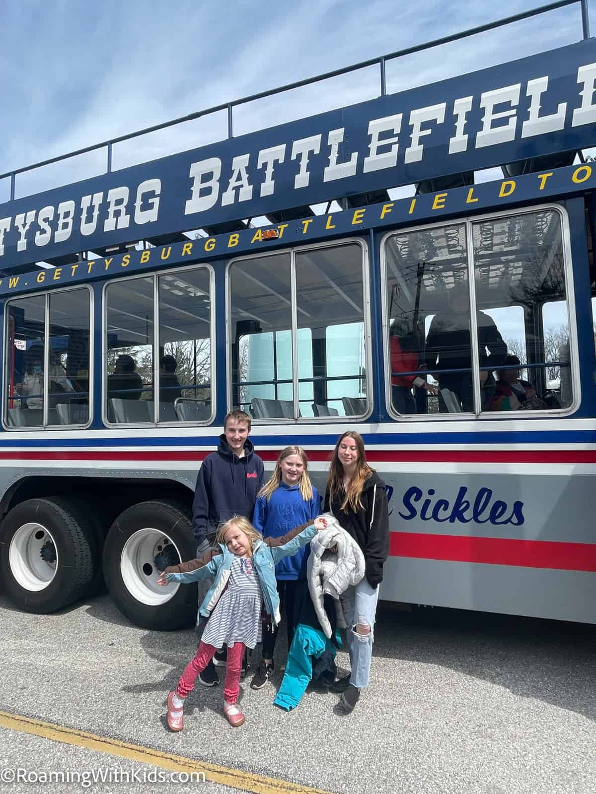 double decker tour bus in gettysburg pa