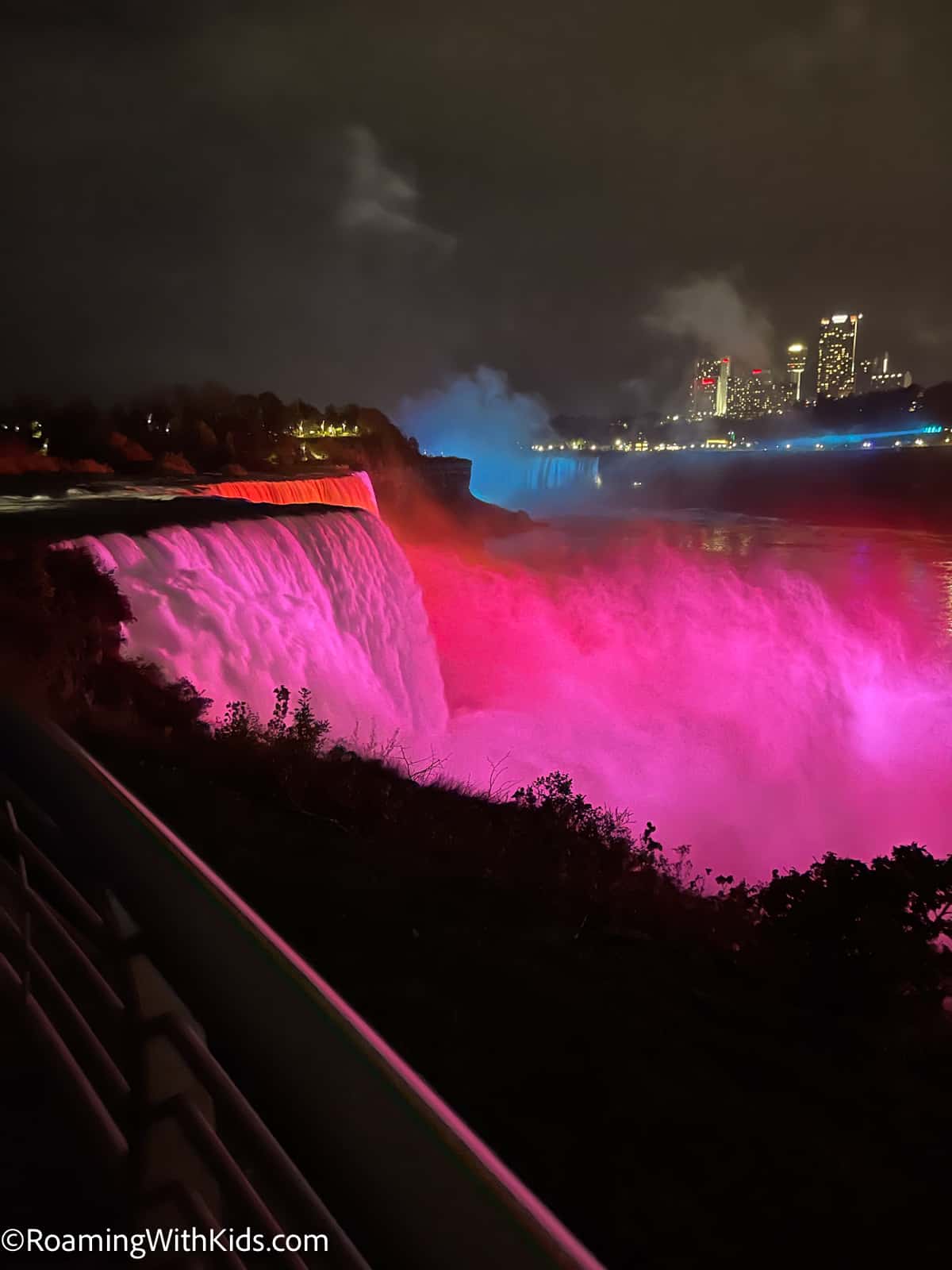 Niagara Falls at night 