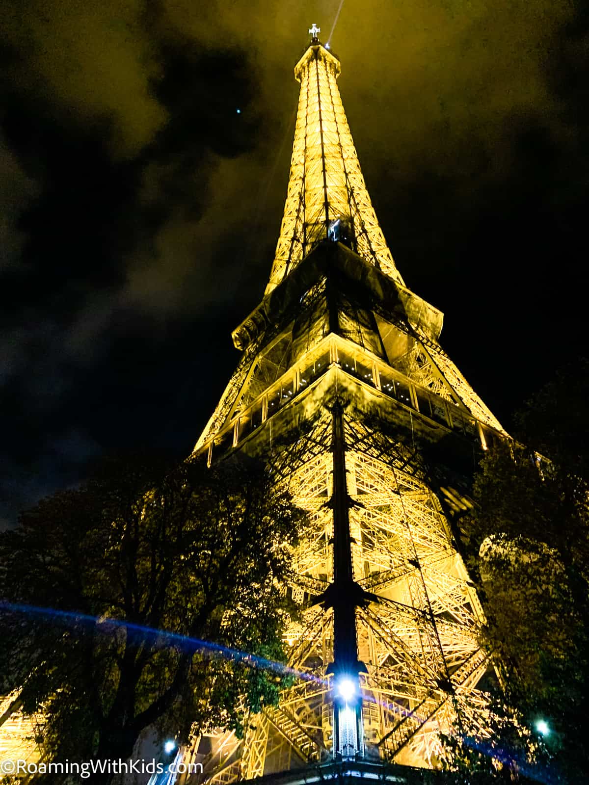 Eiffel Tower at night 