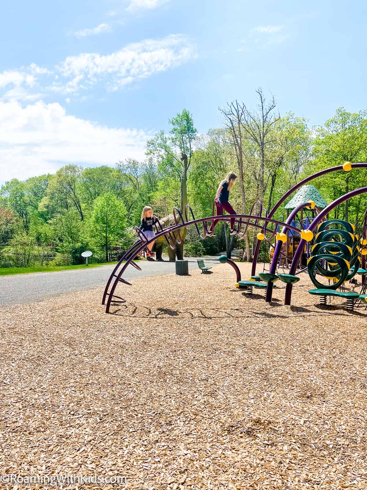 Playground at The Dinosaur Place in Connecticut